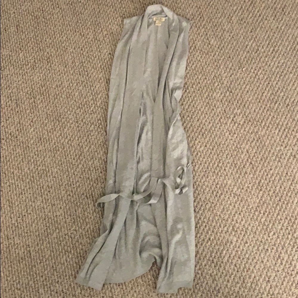 Lucky brand- long cardigan vest